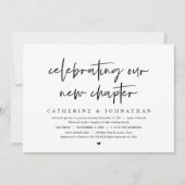 Ons Nieuwe Hoofdstuk Vieren, Elopement Brunch Kaart (Voorkant)