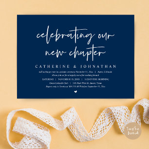 Ons Nieuwe Hoofdstuk Vieren, Elopement Brunch Kaart