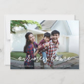 Ons nieuwe huis | Eenvoudige aankondiging van foto (Voorkant)