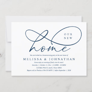 Ons nieuwe huis, gezellig housewarming party kaart