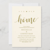 Ons nieuwe huis, Housewarming party uitnodigingska Kaart (Voorkant)