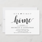 Ons nieuwe huis, Housewarming party uitnodigingska Kaart (Voorkant)