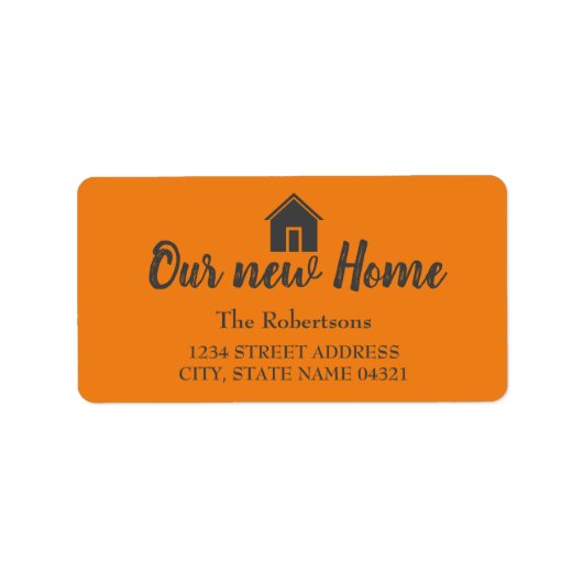 Ons Nieuwe Huis Label (Voorkant)
