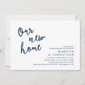 Ons nieuwe huis, Rustic Housewarming party Kaart (Voorkant)