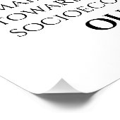 Ons nieuwe normale perfect poster (Hoek)