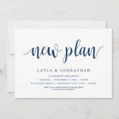 Ons nieuwe plan Trouwdatum wijzigen Kaart (Voorkant)