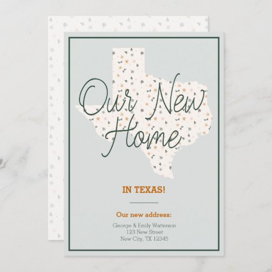 Ons nieuwe startpunt - Aankondiging van Texas Movi (Voorkant / Achterkant)