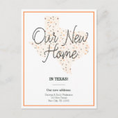 Ons nieuwe startpunt - Aankondiging van Texas Movi Briefkaart (Voorkant)