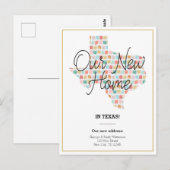 Ons nieuwe startpunt - Texas Moving Announcement B Briefkaart (Voorkant / Achterkant)