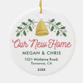 Ons nieuwe startpunt | Verplaatsingsaankondiging Keramisch Ornament (Achterkant)