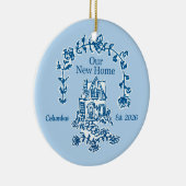 Ons nieuwe thuis grafische ornament (Rechts)
