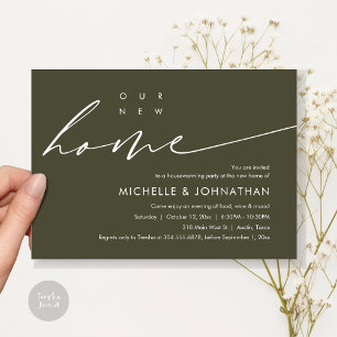 Ons Nieuwe Thuis, Housewarming Feestviering Kaart