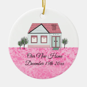 Ons Nieuwe Thuis Keramische Versiering Keramisch Ornament