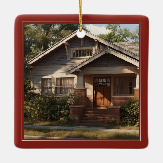 Ons nieuwe thuis kerst ornament (Achterkant)