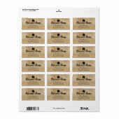 Ons nieuwe thuislabel etiket (Full Sheet)