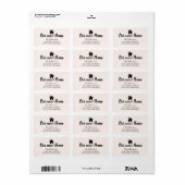Ons nieuwe thuislabel etiket (Full Sheet)