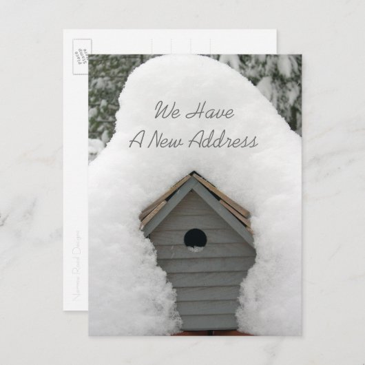 Ons nieuwe winterslaaphuis in de nest, Briefkaart (Voorkant / Achterkant)