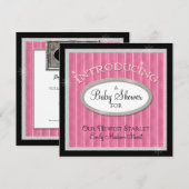 Ons nieuwste Starlet Hollywood Glam-Baby shower Kaart (Voorkant / Achterkant)