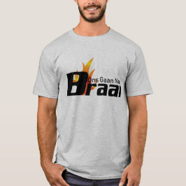 Ons O&Nou Braai T-shirt voor Mannen in Gray