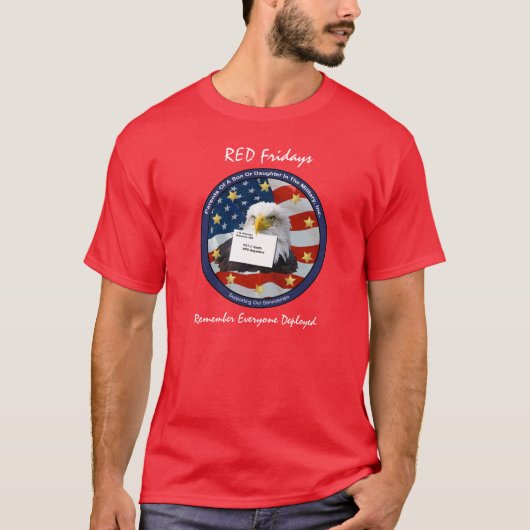 Ons officieel RED-Shirt. T-shirt (Voorkant)