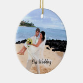 Ons Ornament van de Black Wedding Damask-foto (Rechts)