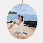 Ons Ornament van de Black Wedding Damask-foto (Links)