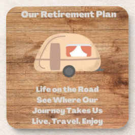 Ons pensioenplan op een bier onderzetter