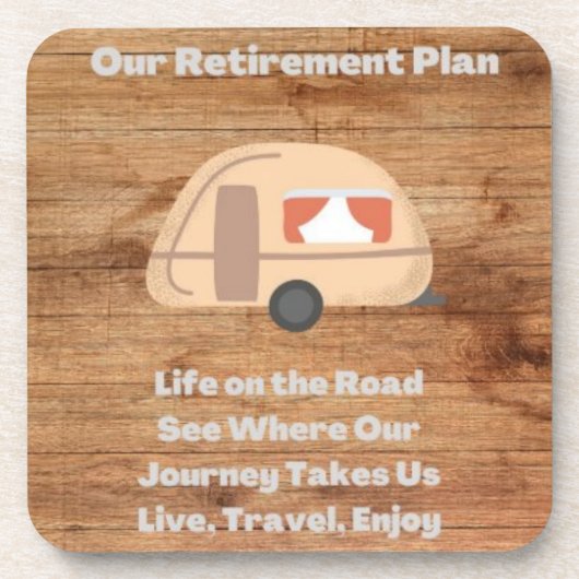 Ons pensioenplan op een bier onderzetter (Voorkant)