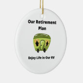 Ons pensioenplan op een keramisch ornament (Rechts)