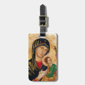 Ons pictogram voor persoonlijke hulp bagagelabel (Voorkant verticaal)