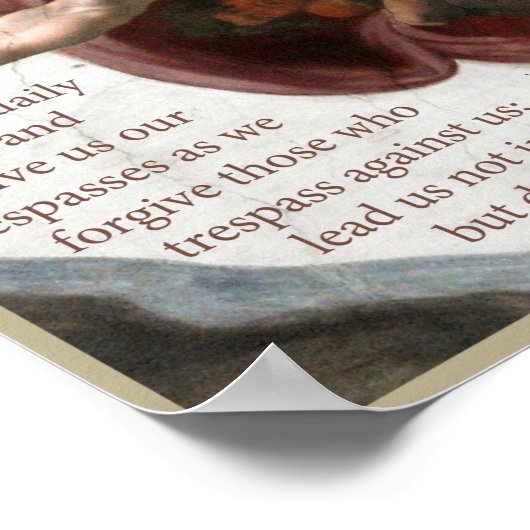 Ons Poster van Vader Prayer (Hoek)