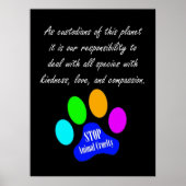 Ons Poster Verantwoordelijkheid (zwart) (Voorkant)