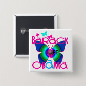 ONS PRESIDENT - Gepersonaliseerd Vierkante Button 5,1 Cm (Voorkant /achterkant)