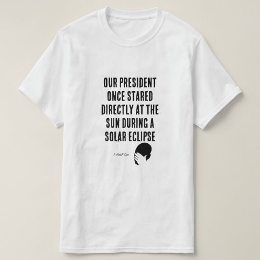Ons President (gezicht palm) - Een MisterP Shirt (Design voorkant)
