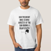 Ons President (gezicht palm) - Een MisterP Shirt (Voorkant)