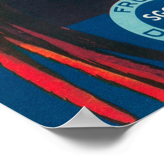 Ons Pride Apple Label - staat Washington Poster (Hoek)