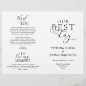 Ons programma voor beste dag, huwelijksfeestdag, v (Voorkant)