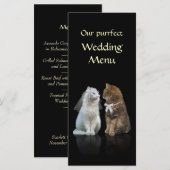 Ons Purrfect Wedding Menu (Voorkant / Achterkant)