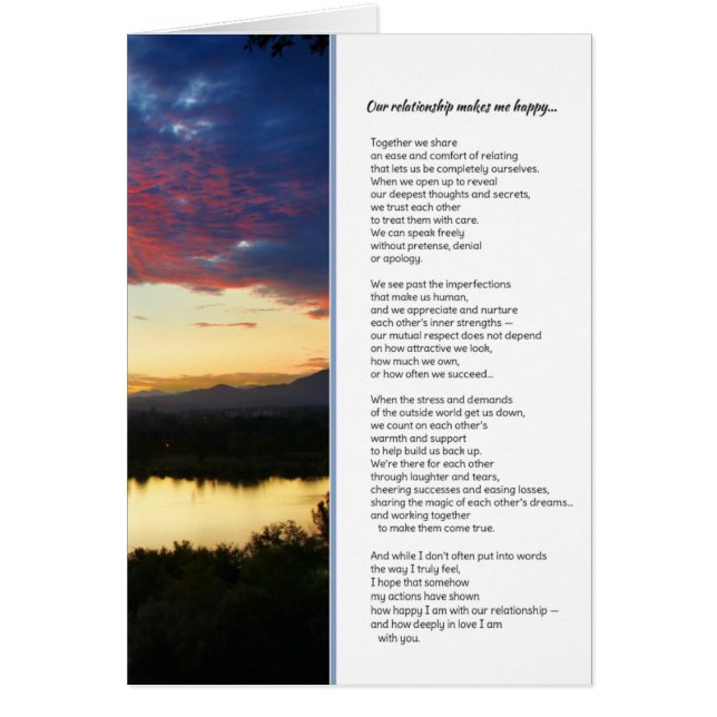 Ons Relatie maakt me gelukkig (Voorkant)