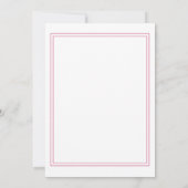 Ons Roos van de Stusty Modern Elegant Wedding Kaart (Achterkant)