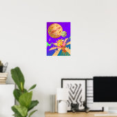 Ons ruimtestation. poster (Thuiskantoor)