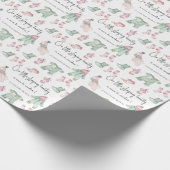 Ons slaapschoonheid baby shower cadeaupapier (Hoek)