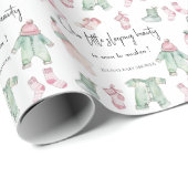 Ons slaapschoonheid baby shower cadeaupapier (Rol Hoek)