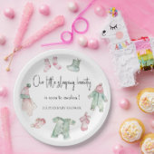Ons slaapschoonheid baby shower papieren bordje (Feest)