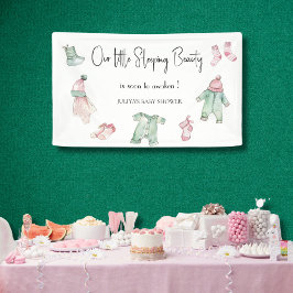 Ons slaapschoonheid baby shower spandoek
