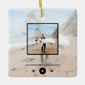 Ons Song Custom Song-kerstsierfeest Keramisch Ornament (Voorkant)