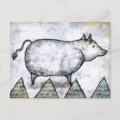 Ons Stoic Pig Briefkaart (Voorkant)