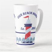 Ons Strandhuis, Vuurtoren Latte Mok (Rechterhoek)