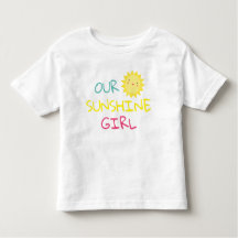 Ons Sunshine Girl Peuter Shirt