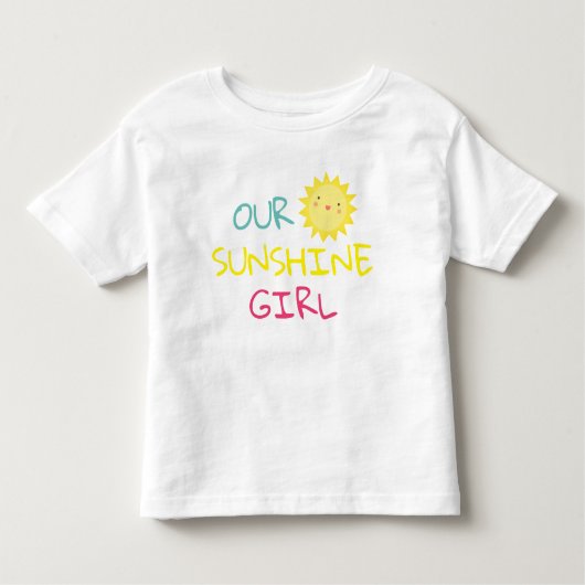 Ons Sunshine Girl Peuter Shirt (Voorkant)